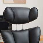 Dunstan high-back office chair with footrest in black, photo 8