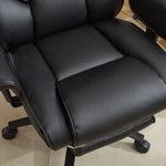 Dunstan high-back office chair with footrest in black, photo 9