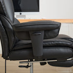 Dunstan high-back office chair with footrest in black, photo 11