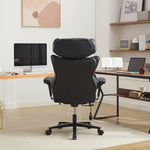 Dunstan high-back office chair with footrest in black, photo 14