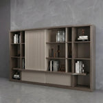 Alvric · Office Shelves w/ Integrated Lighting & Storage
