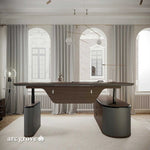 Sawyer · L-Shaped Executive Standing Desk, Adjustable Height