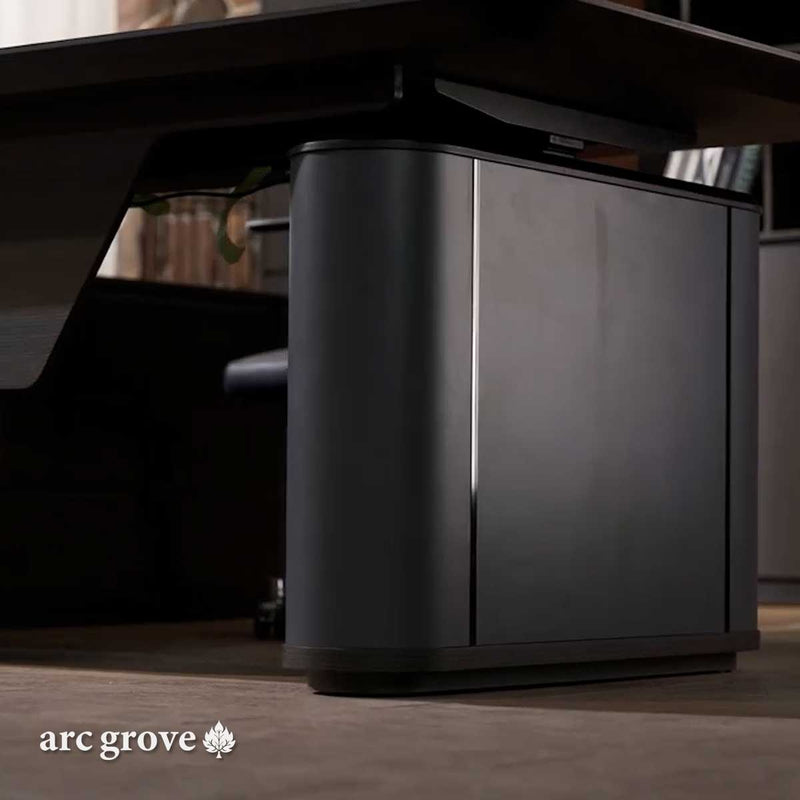 Vynric · L-Shaped Executive Standing Desk, Adjustable Height