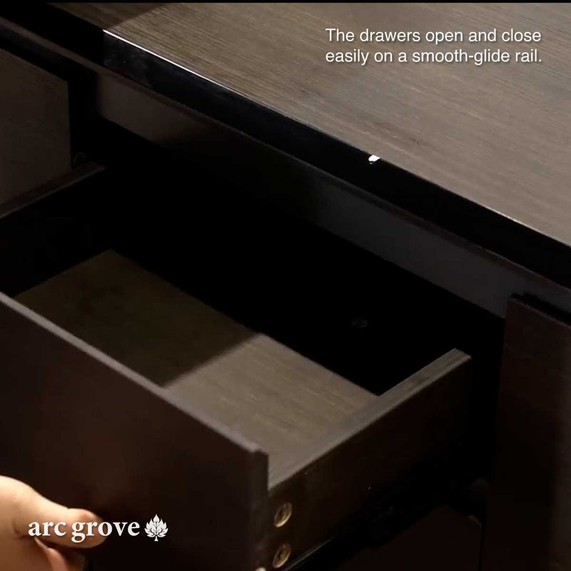 Vynric · L-Shaped Executive Standing Desk, Adjustable Height