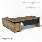 Escritorio ejecutivo Maverick de 71 a 95