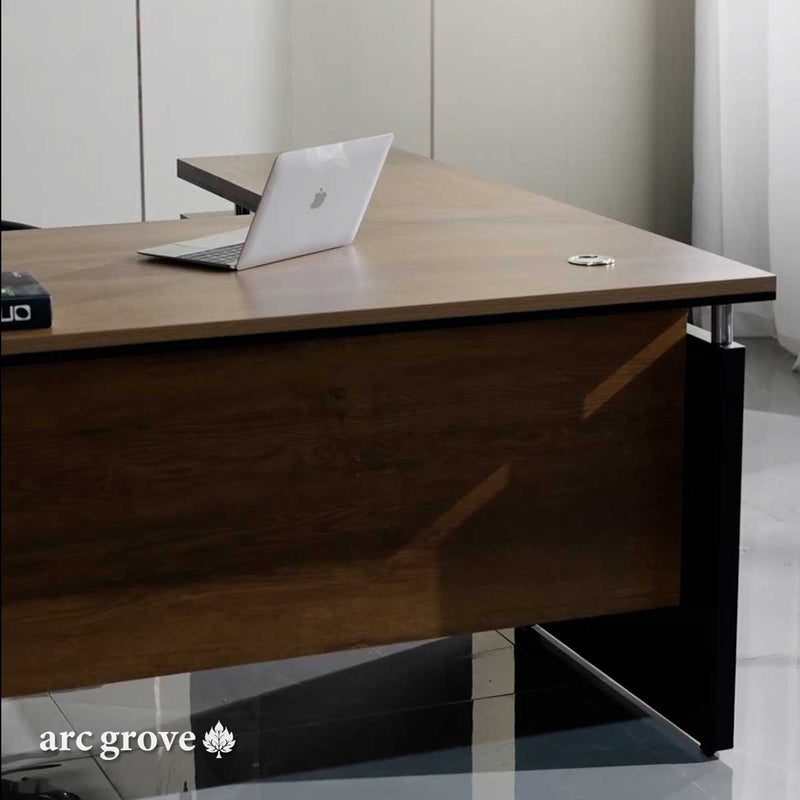 Juniper · Modern L-Shaped Executive Desk
