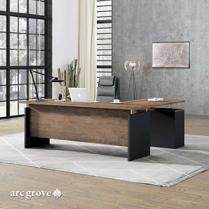 Juniper · Modern L-Shaped Executive Desk