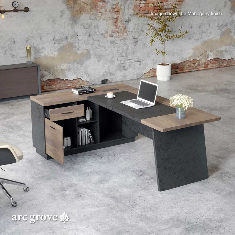 Linton · Modern L-Shaped Executive Desk