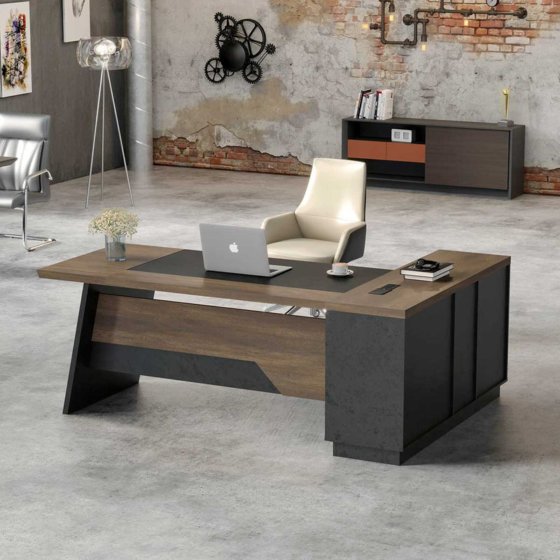 Linton · Modern L-Shaped Executive Desk