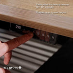 Anderson · Modern L-Shaped Executive Desk, Adjustable Height