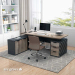 Anderson · L-Shaped Executive Standing Desk, Adjustable Height