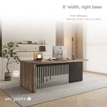 Escritorio ejecutivo rectangular Dakota de 63 a 79