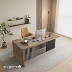 Escritorio ejecutivo rectangular Dakota de 63 a 79