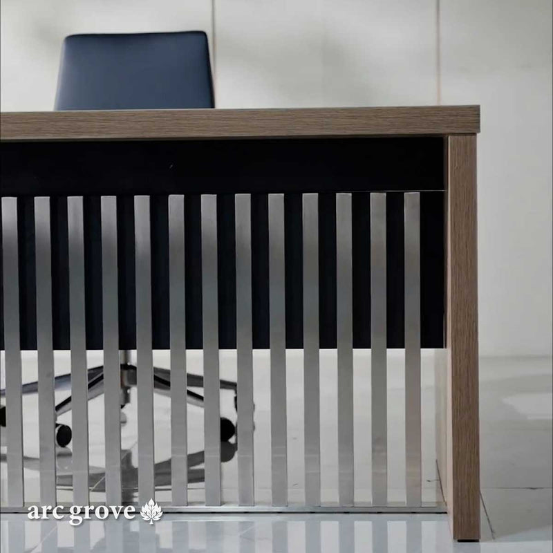 Escritorio ejecutivo rectangular Dakota de 63 a 79