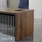 Escritorio ejecutivo rectangular Dakota de 63 a 79