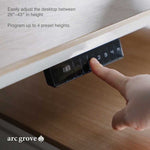 Albion · Executive L-Shaped Standing Desk, Adjustable Height