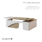 Albion · Executive L-Shaped Standing Desk, Adjustable Height