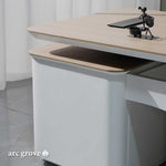 Albion · Executive L-Shaped Standing Desk, Adjustable Height