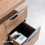 Escritorio ejecutivo rectangular Prince de 63 a 71