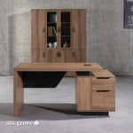 Escritorio ejecutivo rectangular Prince de 63 a 71