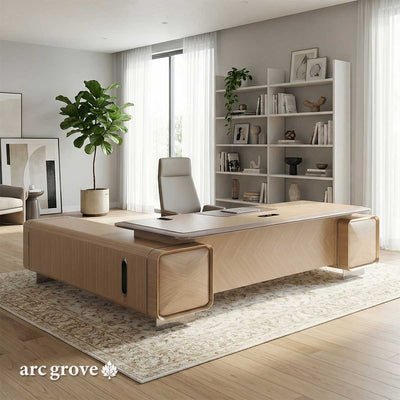 Romeo · Modern L-Shaped Executive Desk