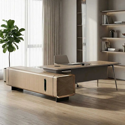 Symra · Modern L-Shaped Executive Desk