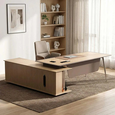 Symor · Modern L-Shaped Executive Desk