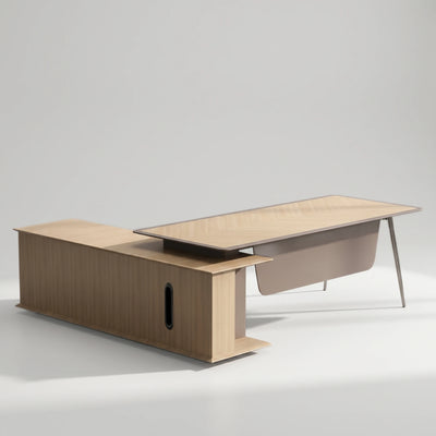 Symor · Modern L-Shaped Executive Desk