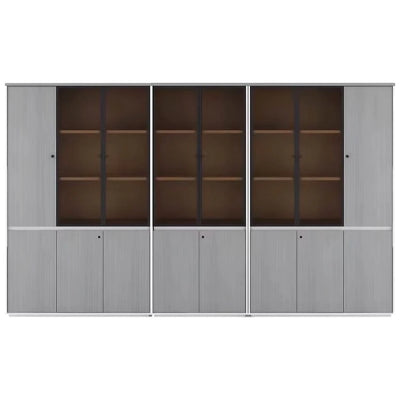 Adam Gray Closed Shelving Unit - King Size