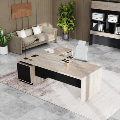 Addison · Modern L-Shaped Executive Desk