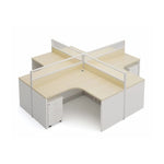 Adler · L-Shaped Cubicle Workstation