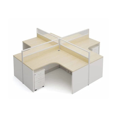 Solven · L-Shaped Cubicle Workstation
