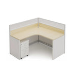 Adler · L-Shaped Cubicle Workstation