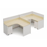 Adler · L-Shaped Cubicle Workstation