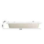 Aelina · White, Rounded Conference Room Table