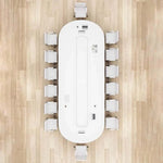 Amica · White Conference Room Table