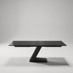 Alara · Conference Room Table — Glossy Black
