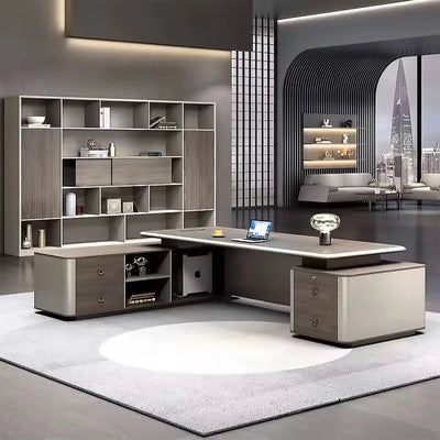 Alex · Modern L-Shaped Executive Desk