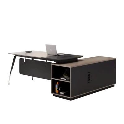 Amara · Modern L-Shaped Executive Desk