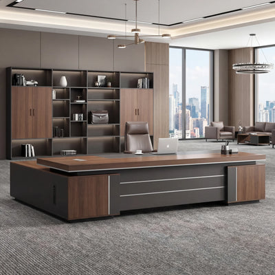August · Modern Executive L-Shaped Desk