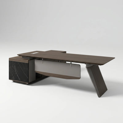 Worley · Modern L-Shaped Executive Desk