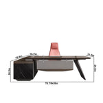 Andres · Modern L-Shaped Executive Desk