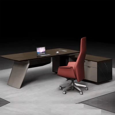 Andres · Modern L-Shaped Executive Desk
