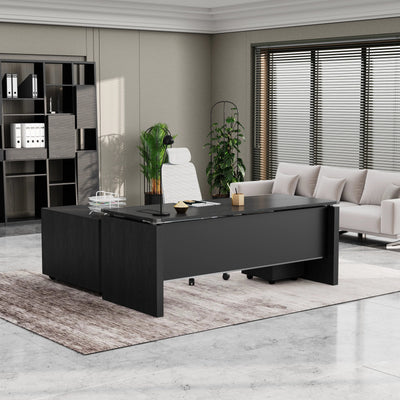 Angel · Executive Desk w/ Mobile Storage