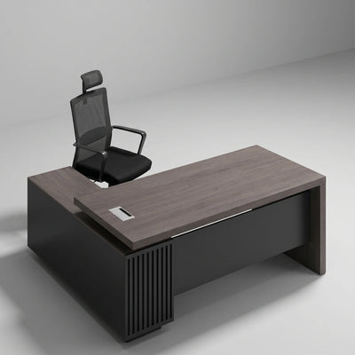 Mercer · Modern Executive L-Shaped Desk