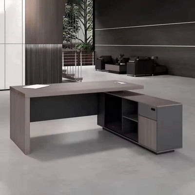 Angela · Modern L-Shaped Executive Desk