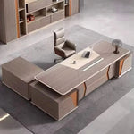 Angelica · Executive Desk w/ Mobile Storage