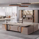 Angelica · Executive Desk w/ Mobile Storage