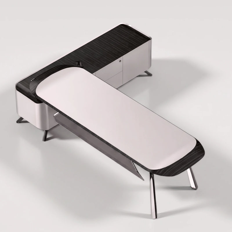 Apexa · Luxury L-Shaped Executive Desk