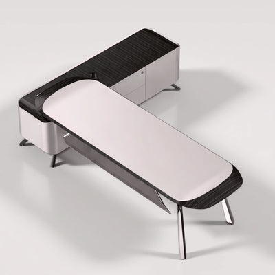Apexa · Luxury L-Shaped Executive Desk